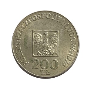 Polska 200 zł XXX lat PRL 1974 r.  Awers