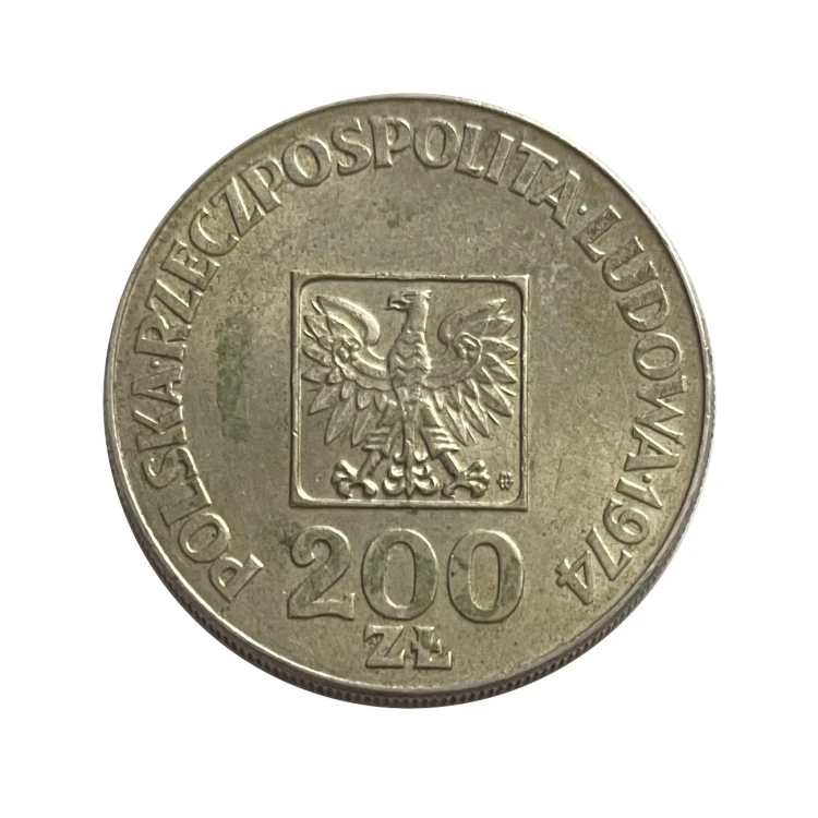 Polska 200 zł XXX lat PRL 1974 r.  Awers