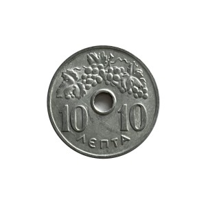 Grecja 10 Lepta 1969 r. Rewers