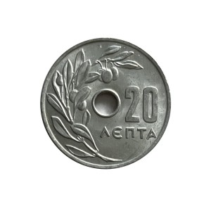 Grecja 20 Lepta 1969 r. Rewers