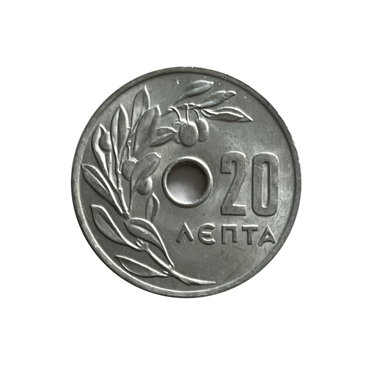 Grecja 20 Lepta 1969 r. Rewers