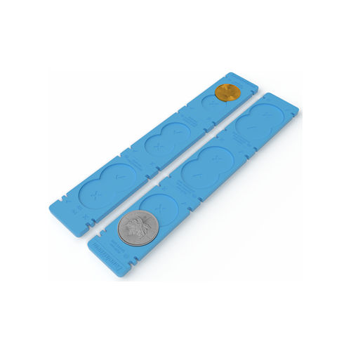 Linijka Leuchtturm do weryfikacji monet bulionowych Bullion Ruler