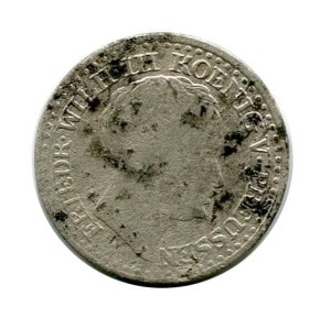 Prusy 1 Silber Groschen 1825 r.