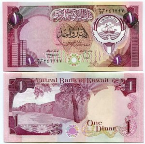 Kuwejt 1 Dinar 1980 r. UNC