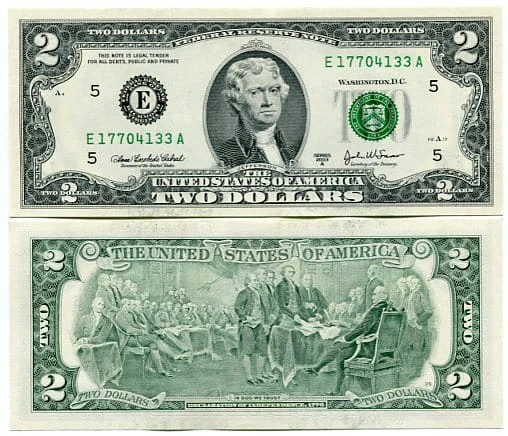 USA 2 Dolary 2003 r. Richmond E UNC