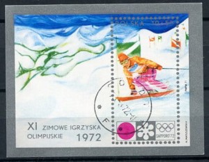 Znaczki 1972 r. Zimowe Igrzyska Olimpijskie w Sapporo
