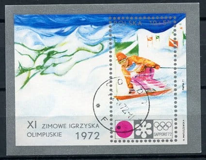 Znaczki 1972 r. Zimowe Igrzyska Olimpijskie w Sapporo