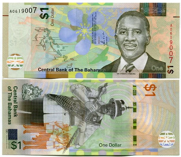 Bahamy 1 Dollar 2017 r. UNC 