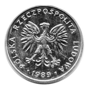 5 złoty 1989 r.