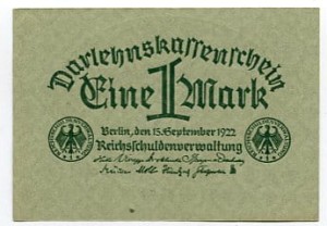 Niemcy 1 Marka 1922 r.