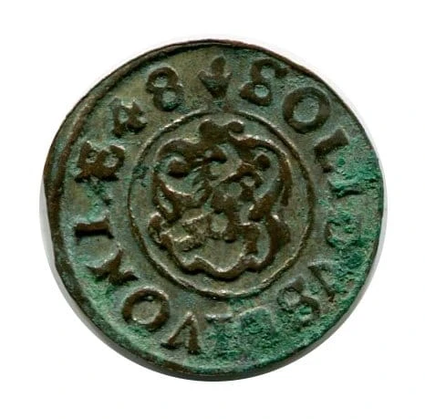 Szwecja Szeląg Krystyna Waza lata 1632 - 1654 r.