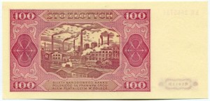 Banknot 100 zł 1948 r. WZÓR