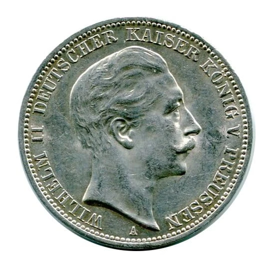 Niemcy 3 Marki 1912 r. Wilhelm II Prusy