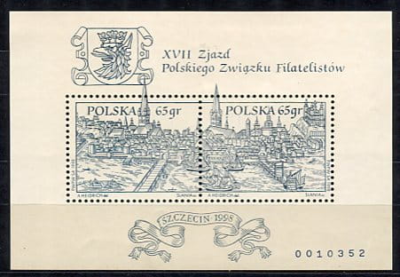 Znaczki 1998 r. XVII Zjazd PZF