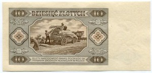 Banknot 10 zł 1948 r.  Sklep numizmatyczny Dukat