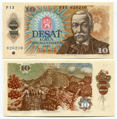 Czechosłowacja 10 Koron 1986 r.