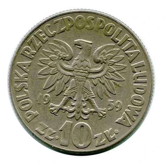 10 złotych Mikołaj Kopernik 1959 r.