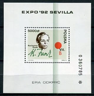 Znaczki 1992 r. Światowa Wystawa EXPO 92 w Sewilli