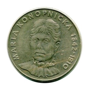20 złotych Maria Konopnicka 1978 r.