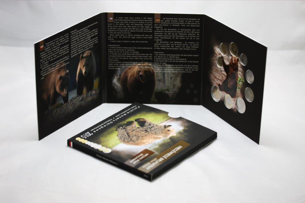 Menniczy zestaw monet obiegowych w etui 2015 r.