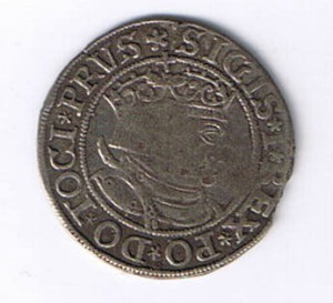 Grosz Pruski Zygmunt I Stary 1533 r.