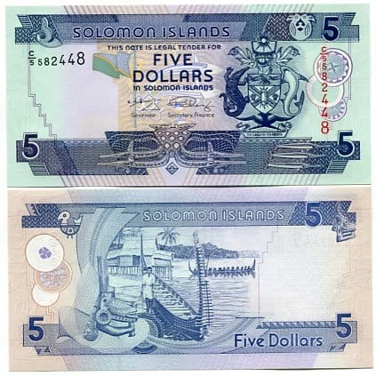 Wyspy Salomona 5 Dolarów 2011 r. UNC