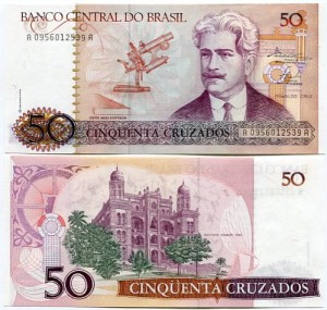 Brazylia 50 Cruzados 1986 r. UNC