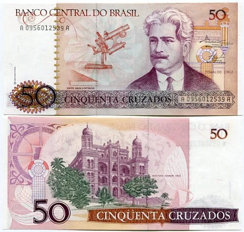 Brazylia 50 Cruzados 1986 r. UNC