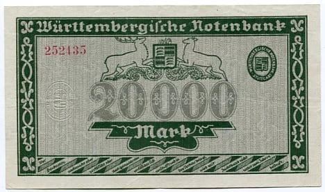 Niemcy 20 000 Mark 1923 r.