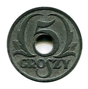 5 Groszy 1939 r. GG