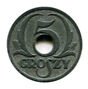 5 Groszy 1939 r. GG