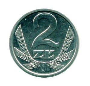 2 złote 1990 r.
