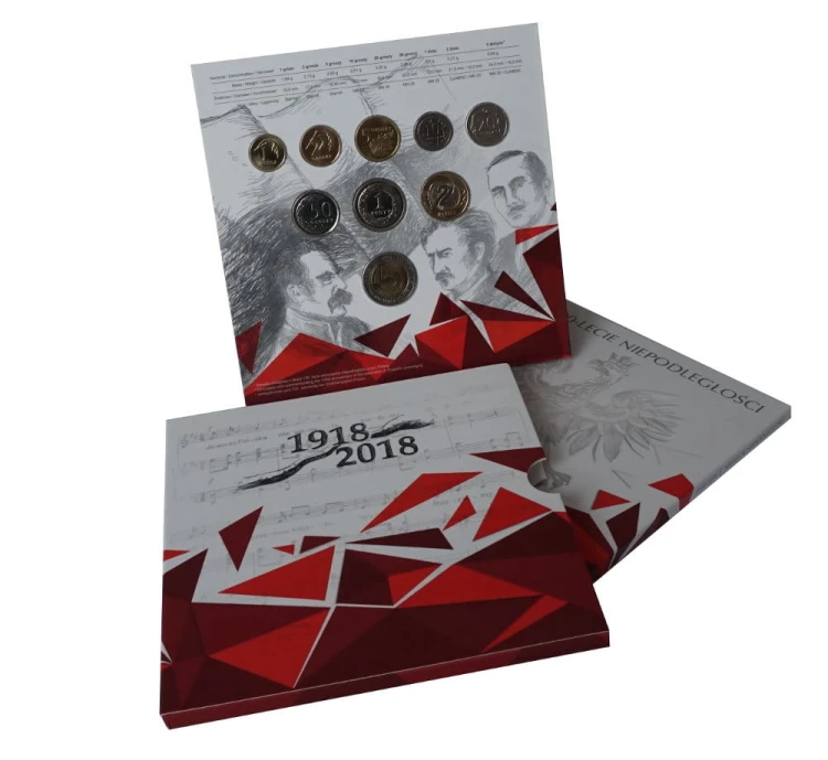 Menniczy zestaw monet obiegowych w etui 2018 r.
