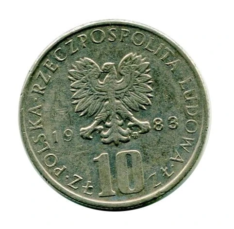 10 złotych Bolesław Prus 1983 r.