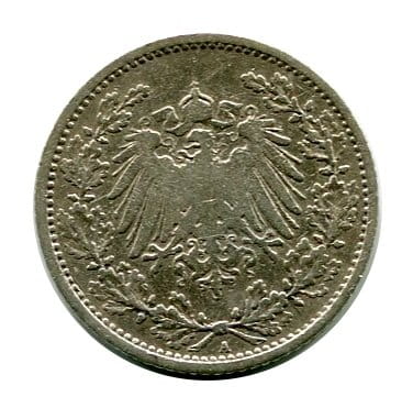 Niemcy 1/2 Marki 1905 r. 