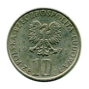 10 złotych Bolesław Prus 1975 r.