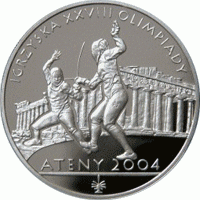 10 zł Ag Igrzyska XXVIII Olimpiady – Ateny 2004