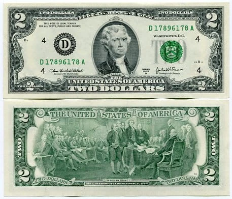  2 Dolary 2003 r. Cleveland D UNC