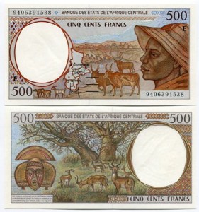 Kamerun 500 Francs 2000 r. UNC