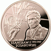 10 zł Ag Generał brygady Stanisław F. Sosabowski (1892-1967)