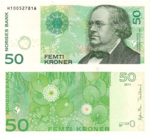 Norwegia 50 Koron 1999 r. UNC