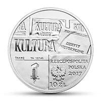 10 zł Ag 70-lecie Kultury Paryskiej