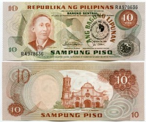Filipiny 10 Piso 1981 r. UNC
