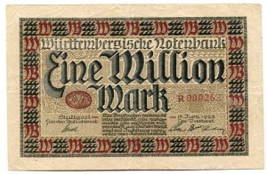 Niemcy 1 Million Mark 1923 r. 