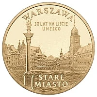 Moneta 2 zł 2010 r. Miasta w Polsce – Stare Miasto w Warszawie