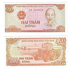 Wietnam 200 Dong 1987 r. UNC