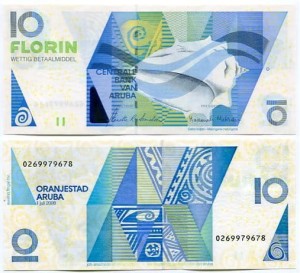 Aruba 10 Florin 2003 r. UNC