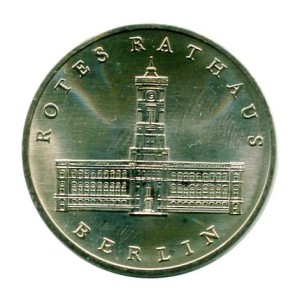 Niemcy 5 Marek 1987 r. Rotes Rarhaus Berlin