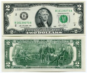 USA 2 Dolary 2017 r. New York B UNC