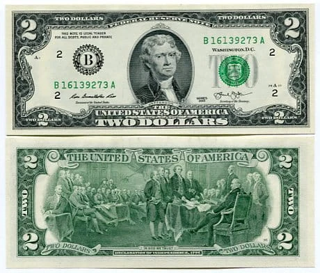 USA 2 Dolary 2017 r. New York B UNC